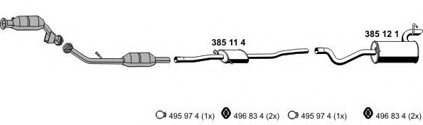 ERNST 040642 Exhaust System